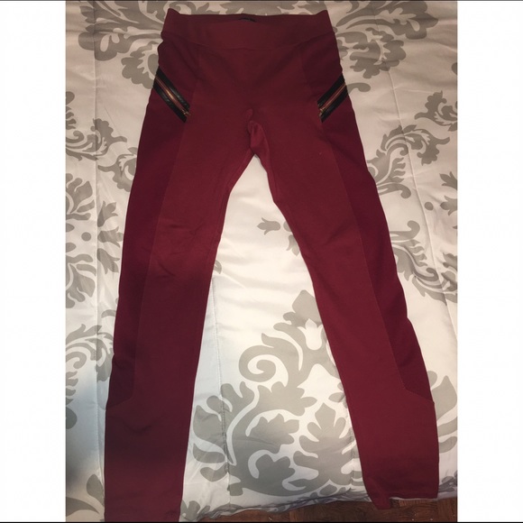 Maroon Leggings