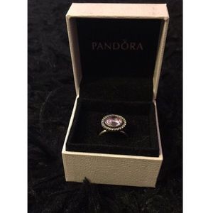 Pandora Pink Brilliant Legacy Ring