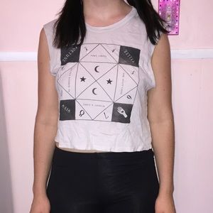 Muscle crop tee
