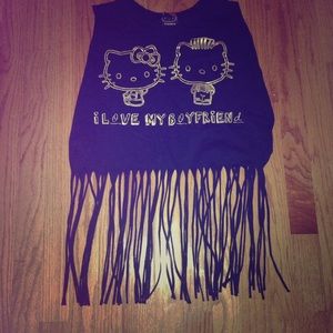 Hello Kitty Festival Crop Top w/ Tassles