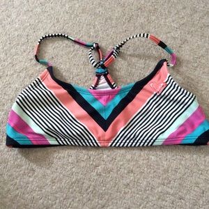 Rosy swim top