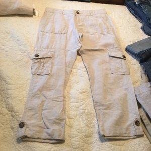 Banana Republic Linen Capri pants