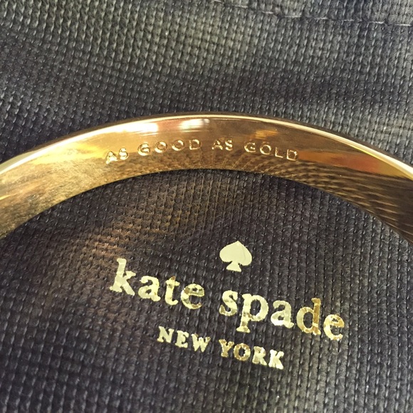 *SOLD* Brand New 12 karat Gold Kate Spade Bangles - Picture 4 of 4