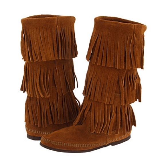 3-Layer Fringe Boots