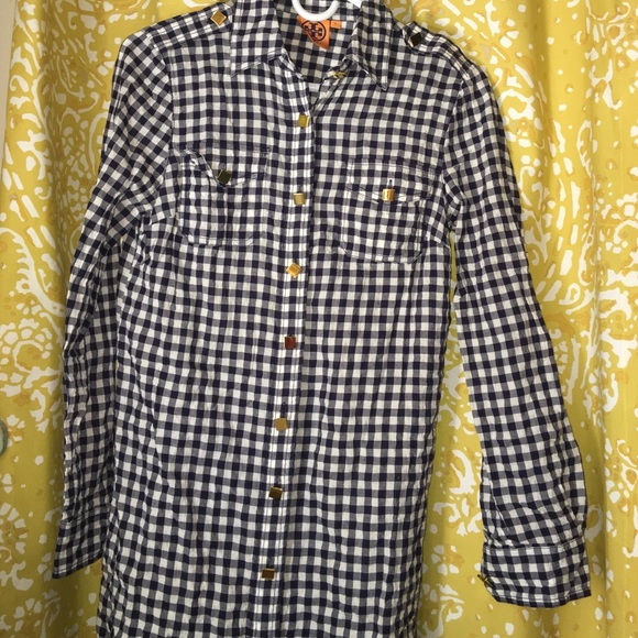 Tory burch plaid dress