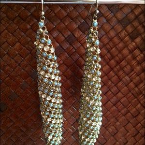 Crystal Mesh Earrings