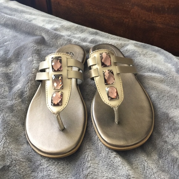 Women's jeweled sandals size 6.5