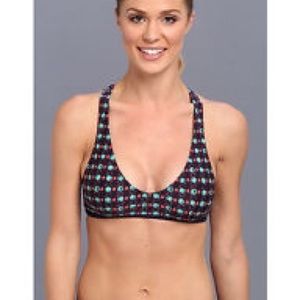 NWOT Patagonia bikini top luxe green (medium)