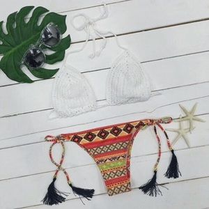 NWOT Cupshe Crochet Bikini