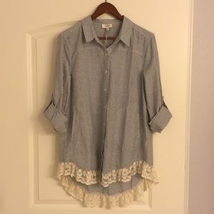Cute and cool Umgee button up top NWT