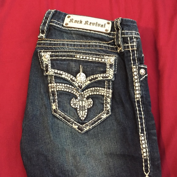 Rock Revival Denim - Dark blue rock revival jeans