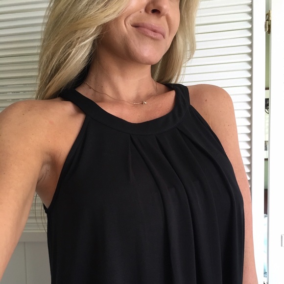 SOLD OUT• Stunning Black Halter Top - Picture 2 of 4