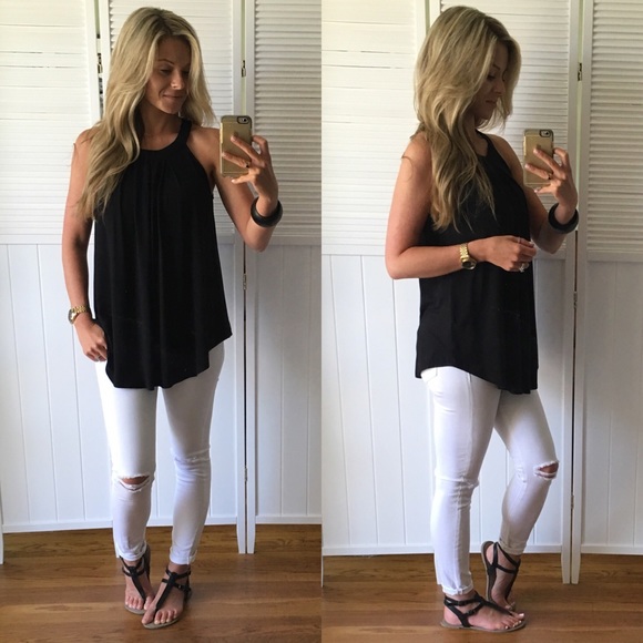 SOLD OUT• Stunning Black Halter Top - Picture 3 of 4