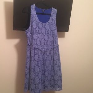 Baby blue lace dress