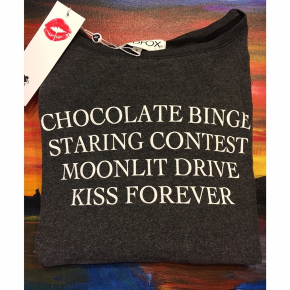 Wildfox Tops - ❌FINAL PRICE❌ 🍫Wildfox Kiss Forever BBJ