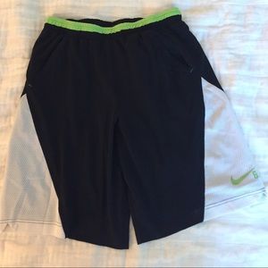 Men's black Nike basketball shorts