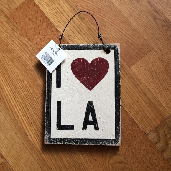Brand new I ❤️ LA Brandy sign w/ tag still on