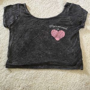 Mermaid at heart crop top