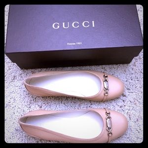 Gucci New Praga Flats in 7.5 (Never Worn)