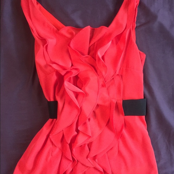 Silk material shirt with Ruffles and zipper back