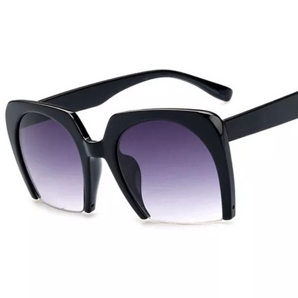 Semi-rimless Sunglasses - Picture 2 of 4