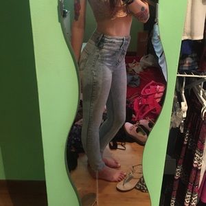 Hollister high waisted jeans