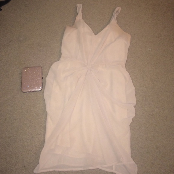 Forever 21 Nude Dressy Dress - Picture 2 of 3