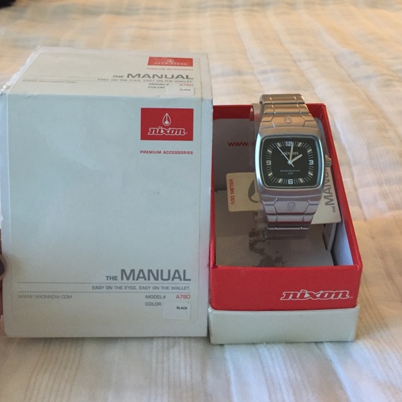 Men's Nixon silver watch