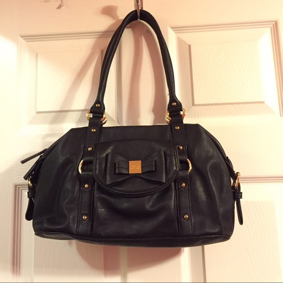 💥SALE💥Black purse gold accents--Lulu Guinness