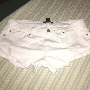 Forever 21 white shorts