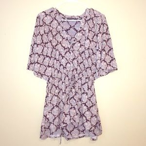 Cinched Tunic/ Swim Coverup