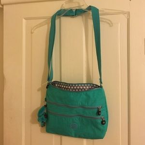 Teal Kipling Crossbody Bag