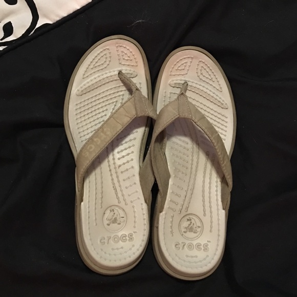 Crocs flip flops!