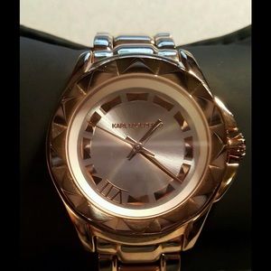 Karl Lagerfeld rose gold watch ⏱🕰⏰