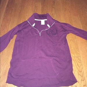 VS PINK QUARTER ZIP