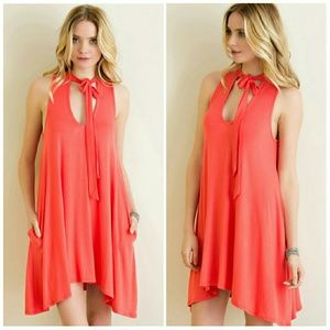 A New Day Dress Coral