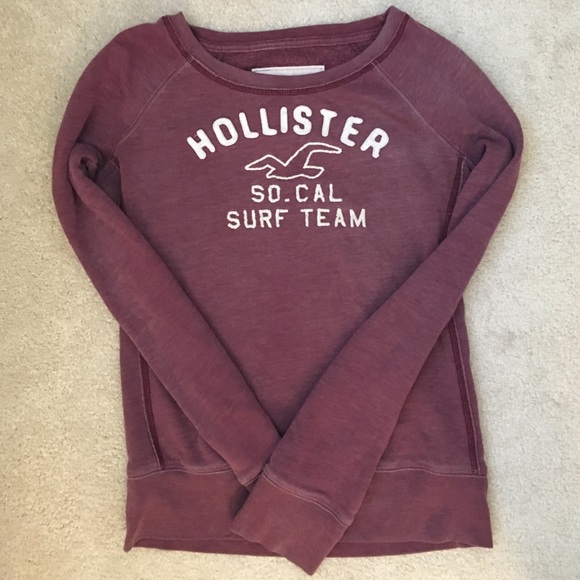 Maroon Hollister Pullover