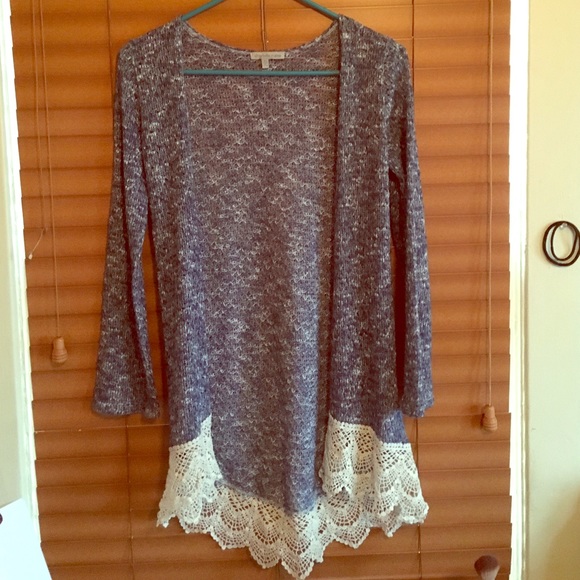 Charlotte Russe Festival Lace Cardigan Size XS