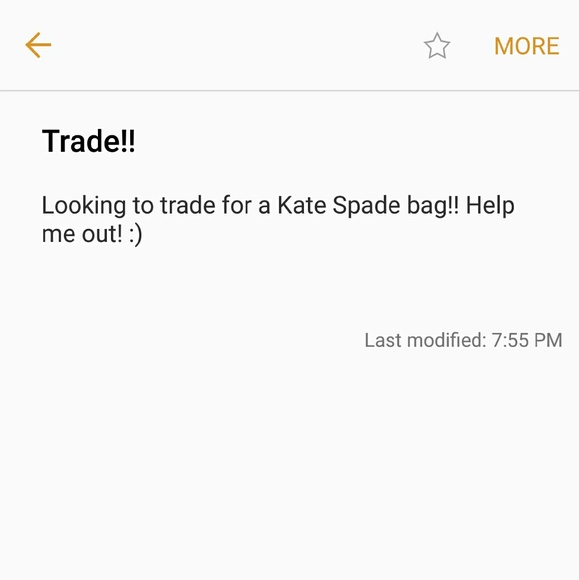 I trade :)