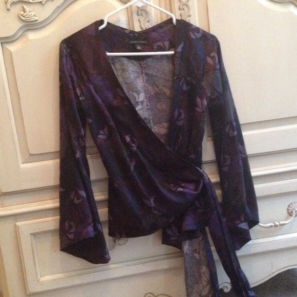 Banana Republic wrap blouse