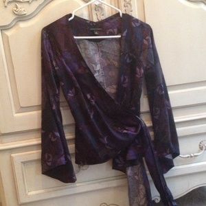 Banana Republic wrap blouse