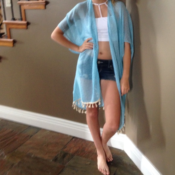 SaleβοΈLast 1πBoho Tassel Kimono Duster - Picture 3 of 4