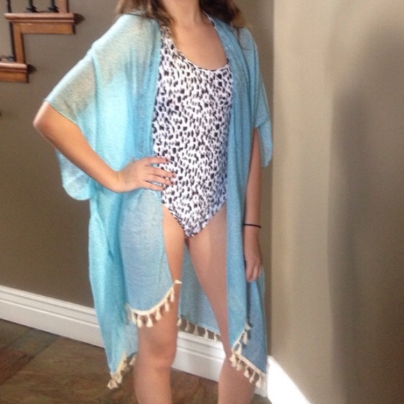 SaleβοΈLast 1πBoho Tassel Kimono Duster - Picture 4 of 4