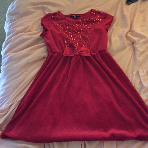 Red children's dress