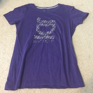 Nike Purple "JUST DO IT" T-shirt -size medium