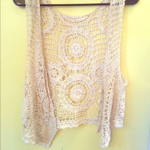Crocheted vest