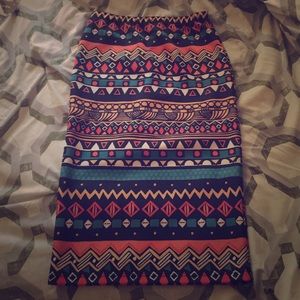 High waisted tribal Skirt brand new !