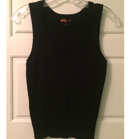 Black sweater vest