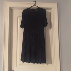 Knee length sweater dress