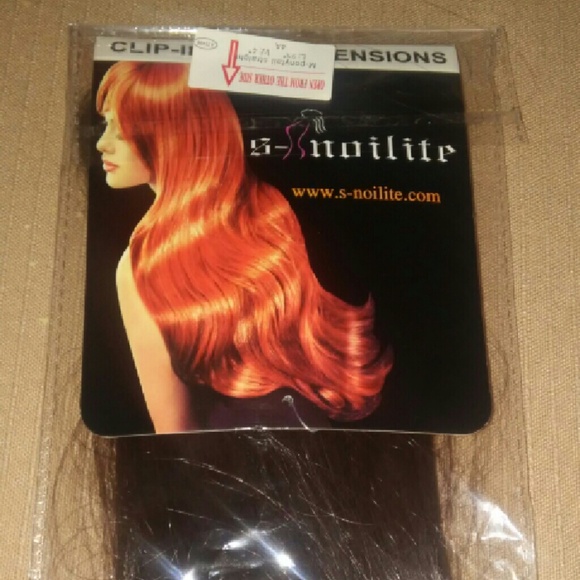 7 piece Clip in hair extensi?ns